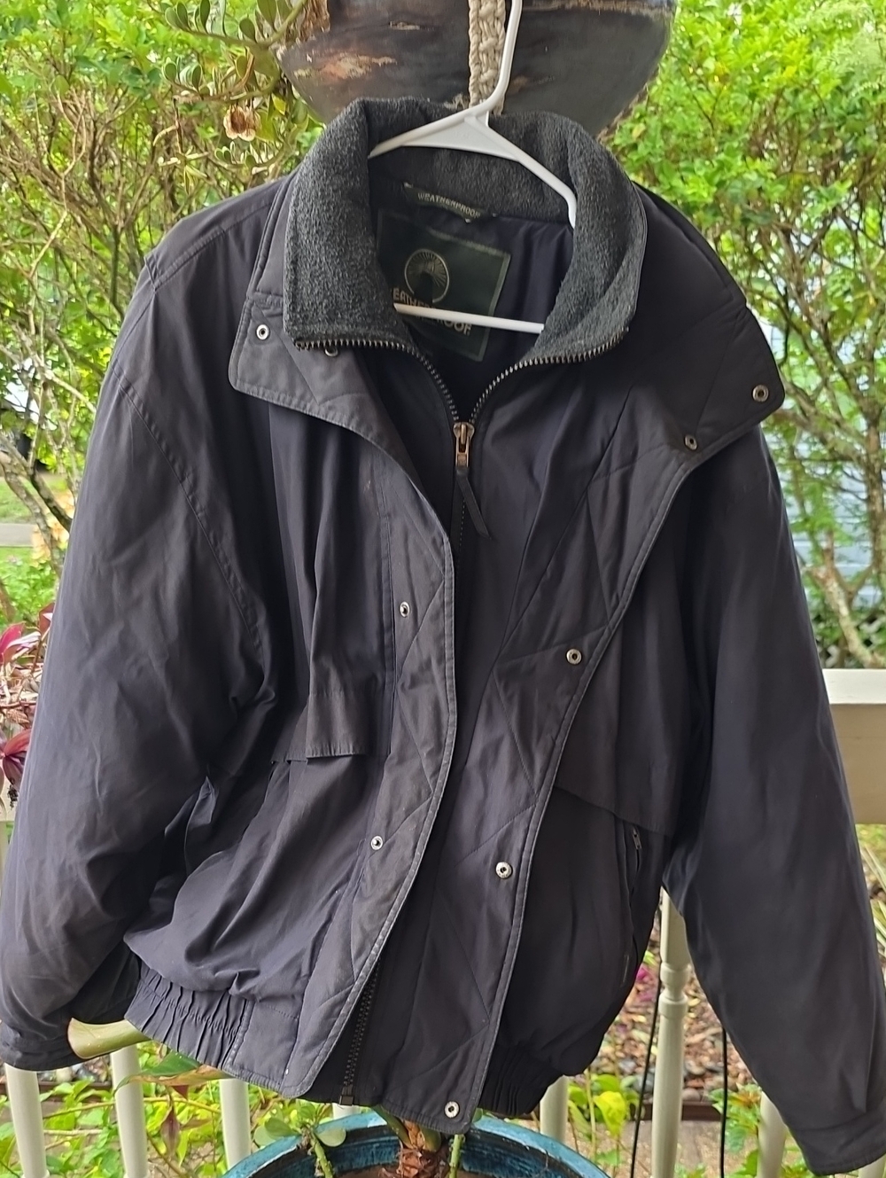 Weatherproof Garment Co Jacket Mens Black Bomber Insulated Work Coat WPL 11590
